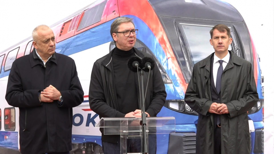 Predsednik Vučić na otvaranju pruge Beograd-Subotica