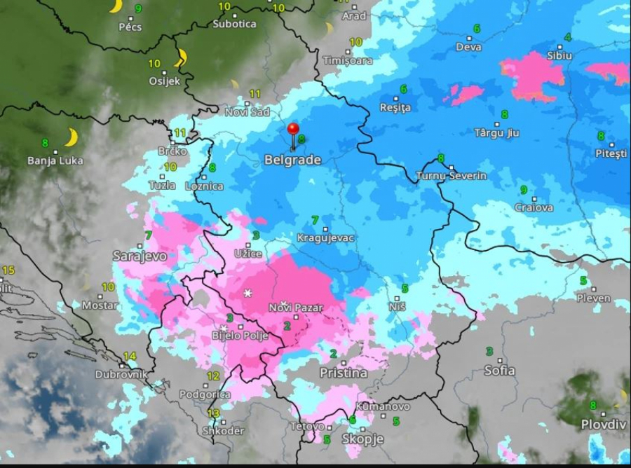 Radarski snimci nevremena