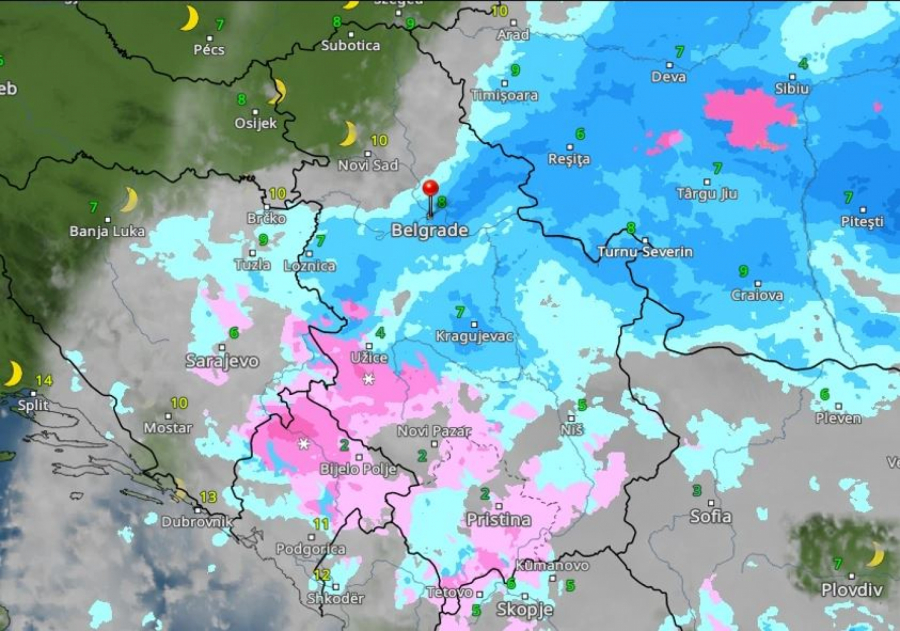 Radarski snimci nevremena