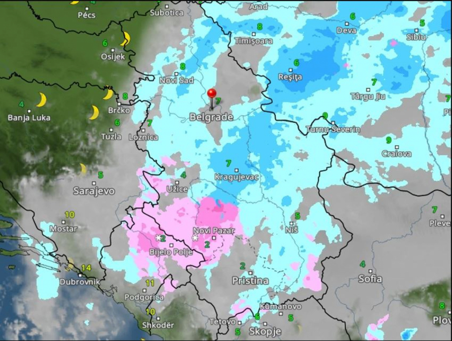 Radarski snimci nevremena