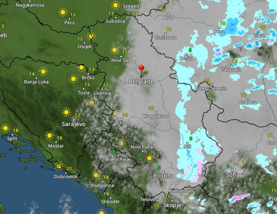 Radarski snimci nevremena
