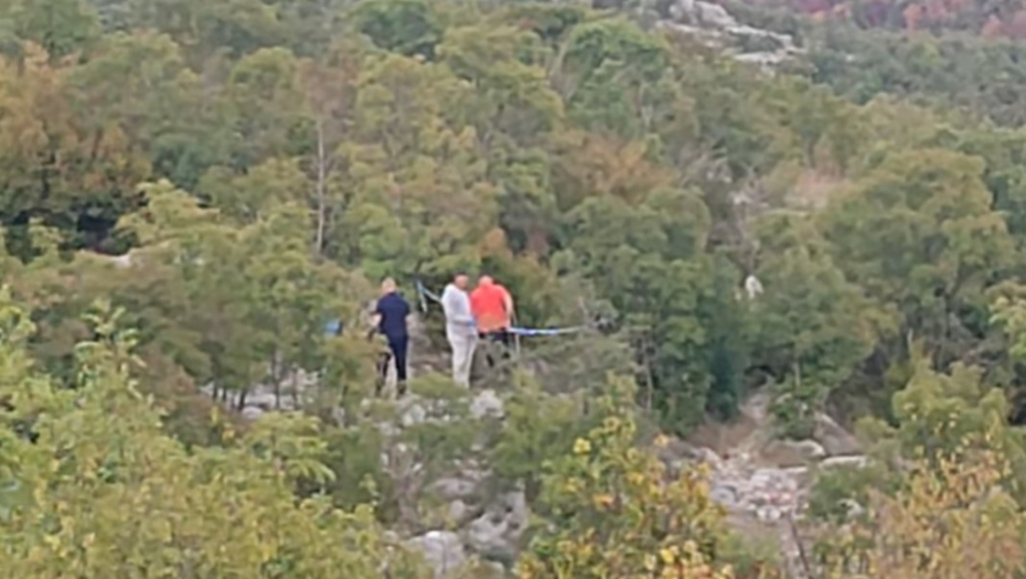 Uviđaj na mestu ubistva u blizini cetinja