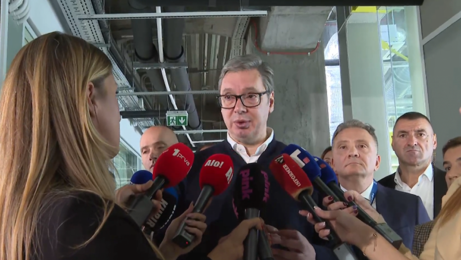 Predsednik Vučić na otvaranju digitalnog centra "Ložionica"