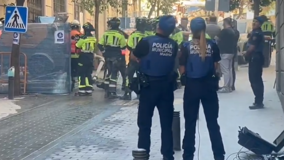 Urušila se zgrada u Madridu