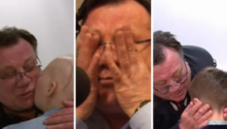 Pevač je tokom susreta sa njima sve vreme plakao