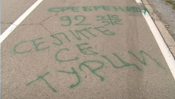 Podmetnuti šovinistički natpisi