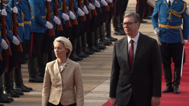 Sastanak predsednika Vučića sa predsednicom Evropske komisije Ursule fon der Lajen