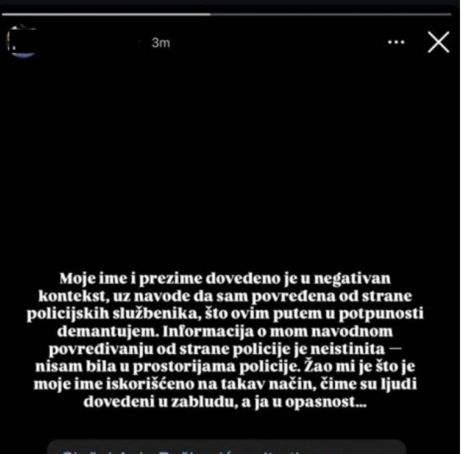 prebijanje studentkinje