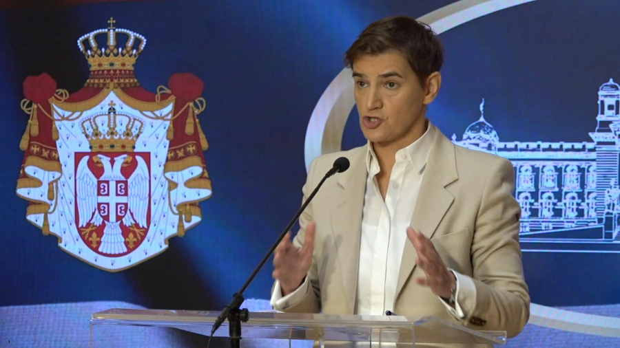 Konferencija za medije predsednice Skupštine Srbije Ane Brnabić