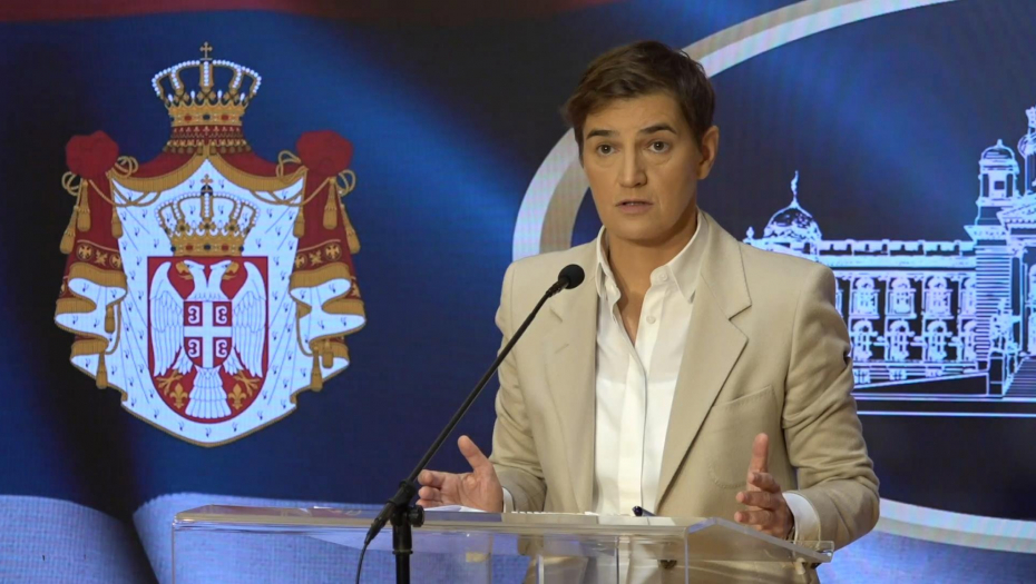 Konferencija za medije predsednice Skupštine Srbije Ane Brnabić