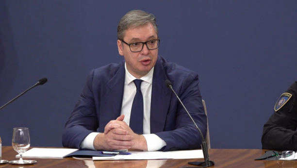Vanredno obraćanje predsednika Vučića o terorističkom aktu ispred Skupštine Srbije