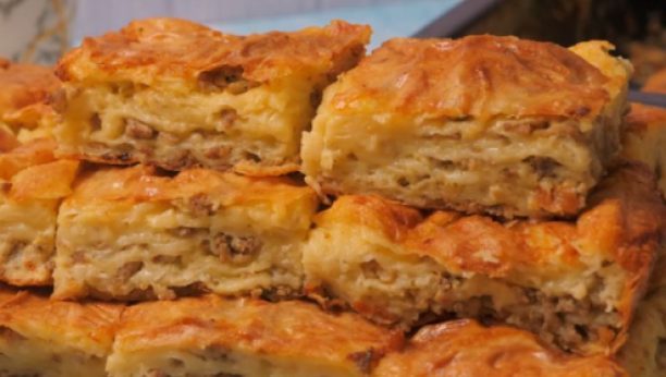 zalivena pita sa mesom