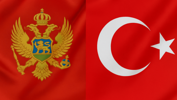 Zastave Crne Gore i Turske