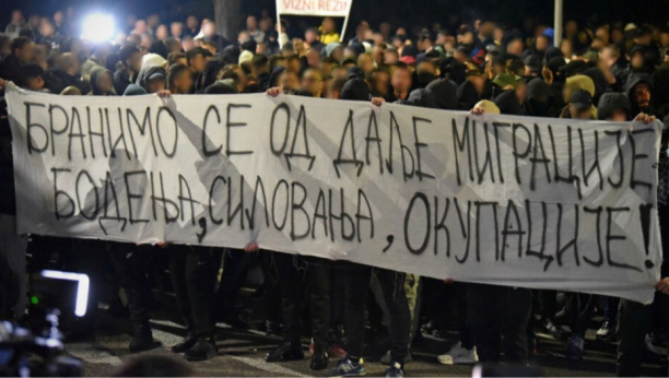 Varvari na protestu protiv migranata