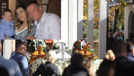 Bojan Ž. (43), njegova supruga Dijana (38) i njihov sin Mihailo, star svega 10 godina, ispraćeni su juče do njihove večne kuće. Beli sanduk malog dečaka bio je prizor koji kida dušu