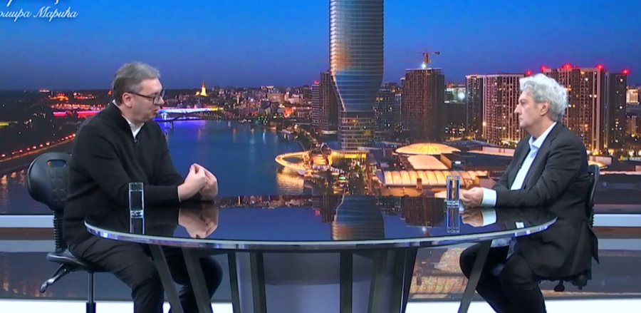 Aleksandar Vučić u emisiji Ćirilica