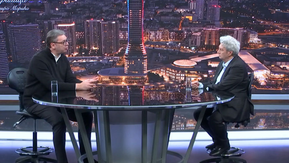 Aleksandar Vučić u emisiji Ćirilica