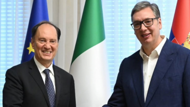 Aleksandar Vučić i Luka Čirijani