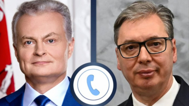 Aleksandar Vučić i Gitanas Naused