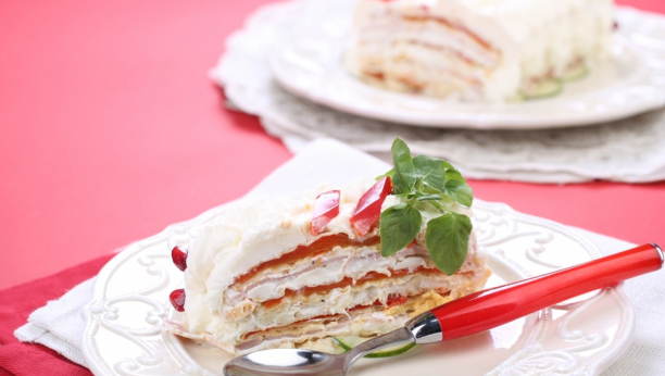 slana torta od pečenih paprika