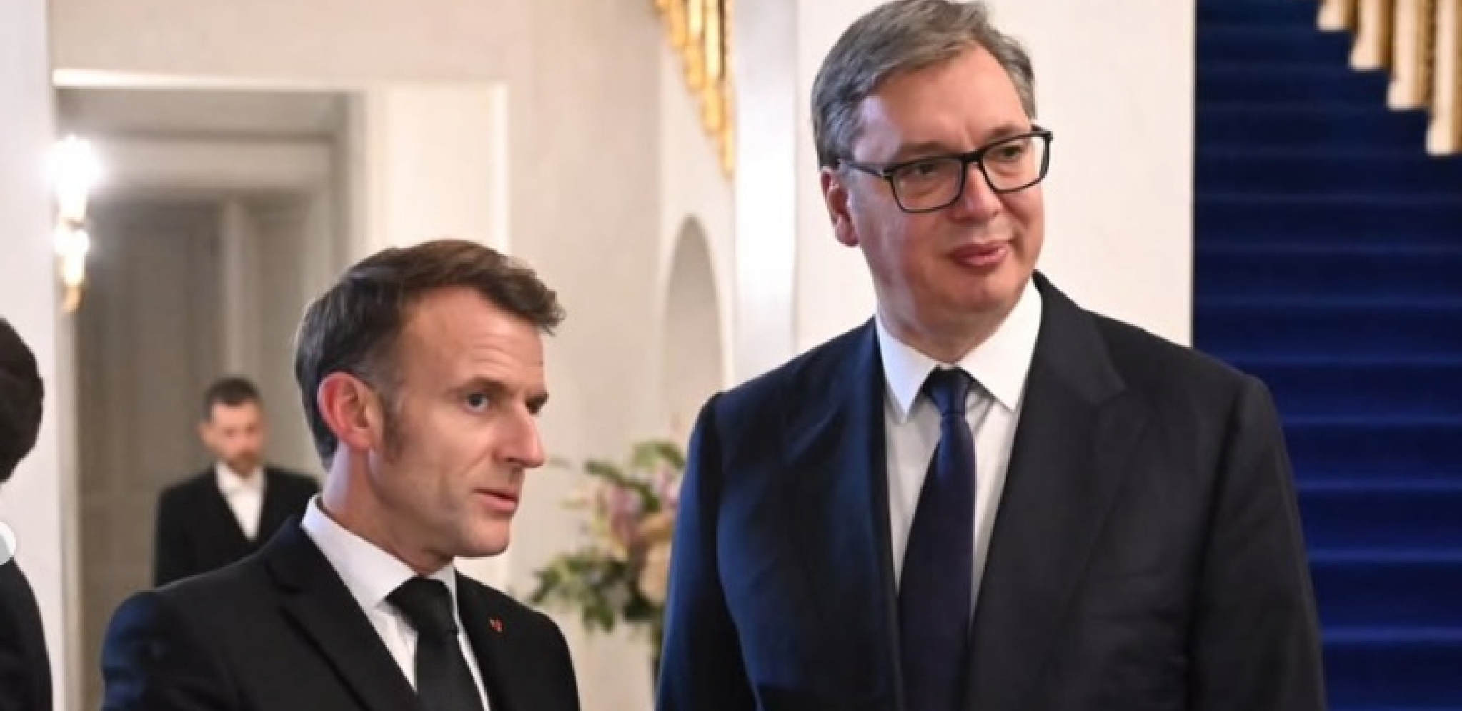 Aleksandar Vučić i Emanuel Makron