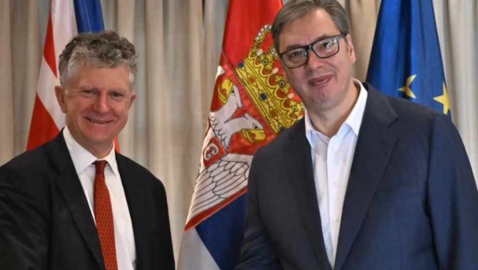 Aleksandar Vučić i Džonatan Pauel