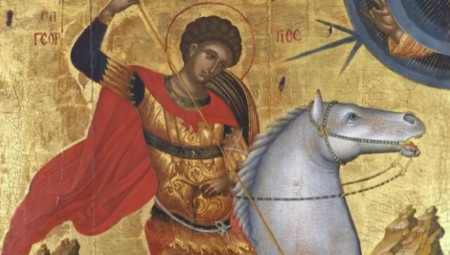 Đurđic, jedna od najrasprostranjenijih srpskih krsnih slava, obeležava se 16. novembra i posvećena je prenosu moštiju Svetog Georgija velikomučenika