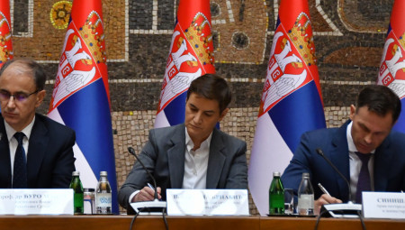 Predsednica Narodne skupštine Republike Srbije Ana Brnabić reagovala je na navode blokadera o nacionalizaciji Naftne industrije Srbije