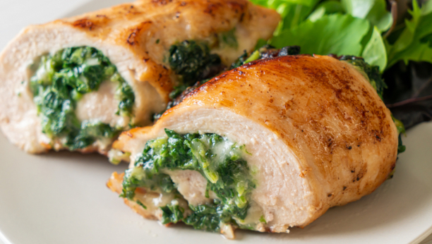 piletina punjena spanaćem