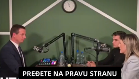 Blokaderi Lana Kocić i Vladimir Đorđević predstavili su svoju politiku u podkastu kod antisrbina Čedomira Stojkovića