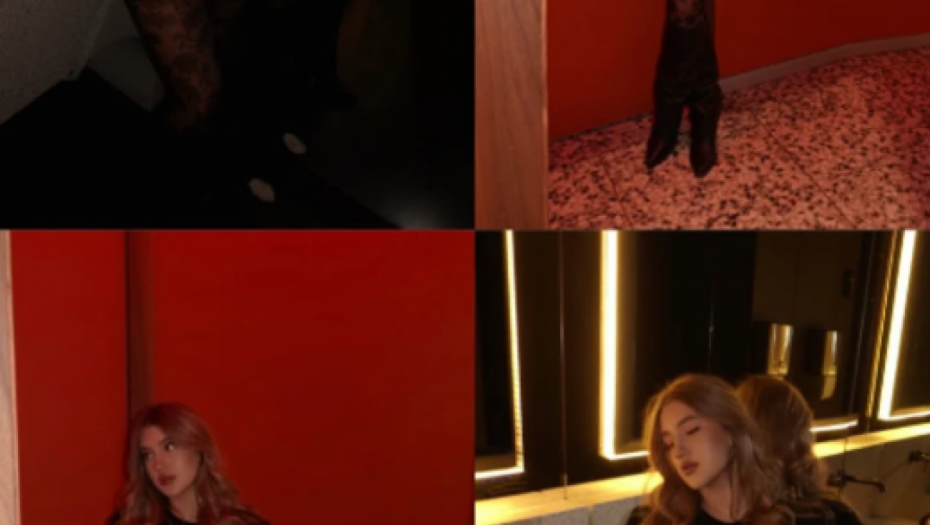 Lena Marinković sa dečkom