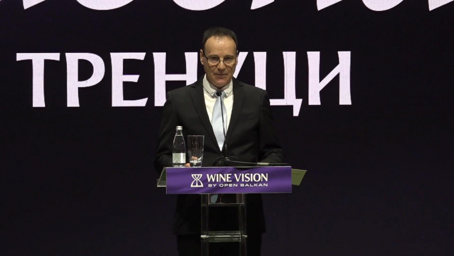 Predsednik Vučić na otvaranju četvrtog sajma Vinska vizija Otvorenog Balkana