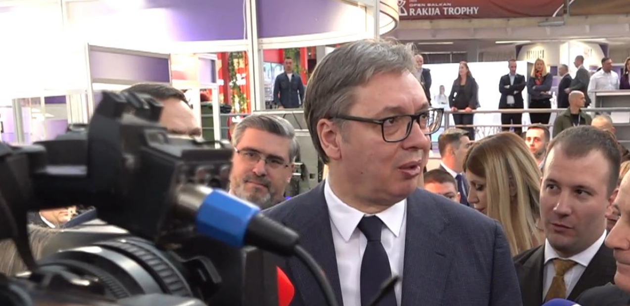 Predsednik Vučić na otvaranju četvrtog sajma Vinska vizija Otvorenog Balkana