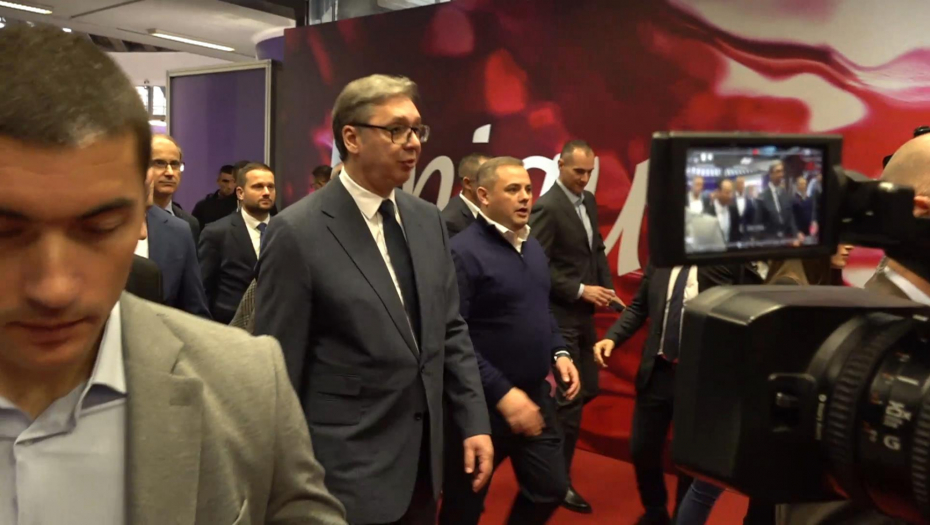 Predsednik Vučić na otvaranju četvrtog sajma Vinska vizija Otvorenog Balkana