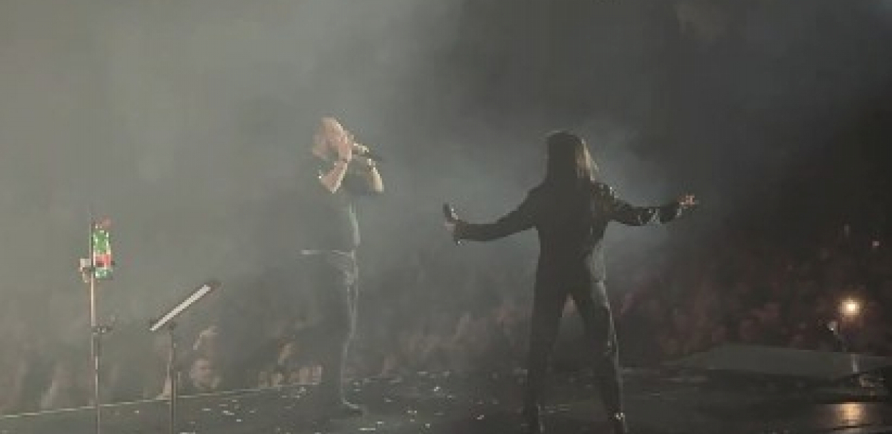 Elena i Mile Kitić na koncertu u Zagrebu