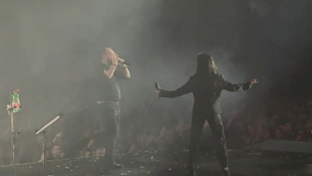 Elena i Mile Kitić na koncertu u Zagrebu