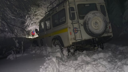 Akcija spasavanja trajala je šest sati, uključujući noćno kretanje po teškom terenu i niskim temperaturama