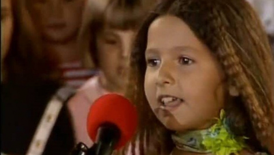 Aneli Ahmić u detinjstvu