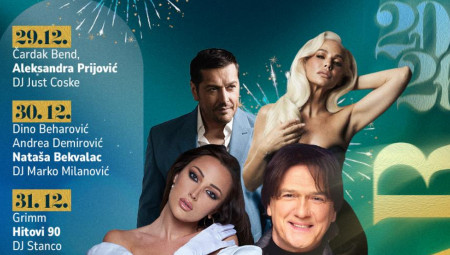 Prazničnu atmosferu upotpuniće gastro kućice sa bogatom ponudom hrane i pića, koje će biti postavljene ispred dvorane.