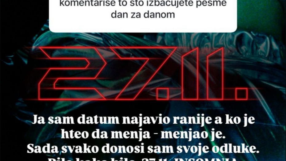 Instagram stori Relje Torina 