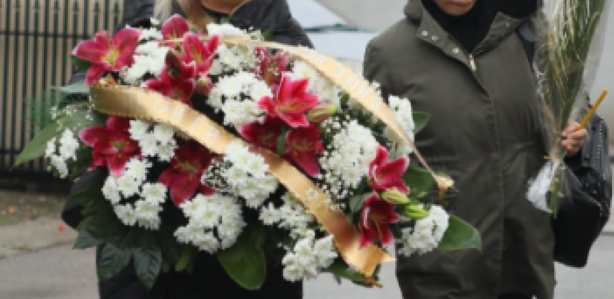 Leontina na sahrani Ljiljane Jorgovanović