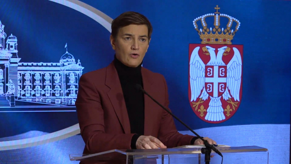 Konferencija za medije predsednice Skupštine Srbije Ane Brnabić