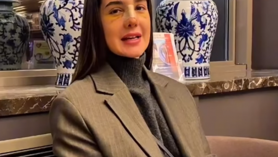 Anđela Đuričić nakon operacije nosa