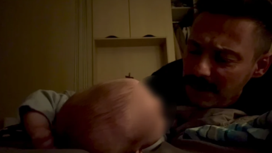 Milan Vasić sa sinom Despotom 