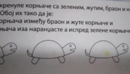 Na društvenim mrežama u Srbiji pokrenuta je rasprava o matematici za prvi razred osnovne škole, nakon što je jedna majka podelila zadatak koji joj je oduzeo skoro sat vremena