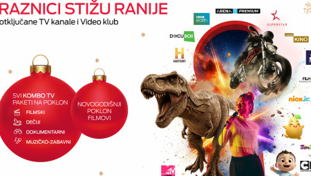 Novogodišnji poklon za korisnike Iris TV, Super TV, MOVE, m:SAT TV i Antena plus