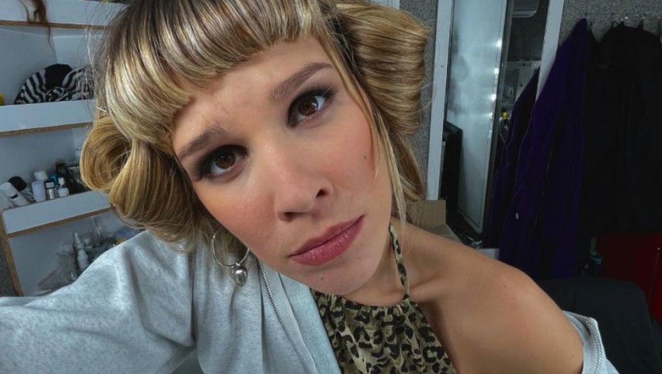 Ivana Zečević na snimanju serije "Tvrđava" 