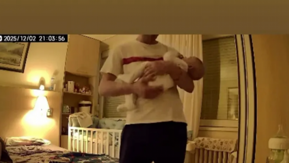 Milan Vasić uspavljuje sina 