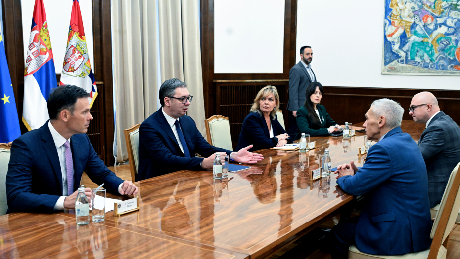 Aleksandar Vučić i Aleksandar Bocan Harčenko