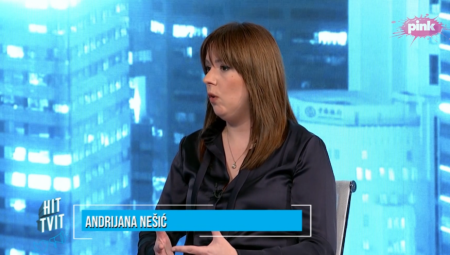 Andrijana Nešić podsetila je u emisiji HitTvit na izjavu Zdenka Tomanovića posle suđenja da je dobro što joj je zabranjeno da radi.